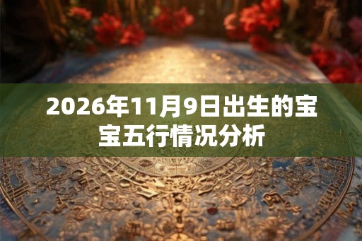 2026年11月9日出生的宝宝五行情况分析