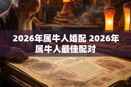 2026年属牛人婚配 2026年属牛人最佳配对