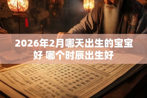 2026年2月哪天出生的宝宝好 哪个时辰出生好