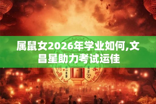 属鼠女2026年学业如何,文昌星助力考试运佳