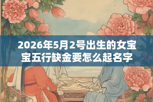 2026年5月2号出生的女宝宝五行缺金要怎么起名字