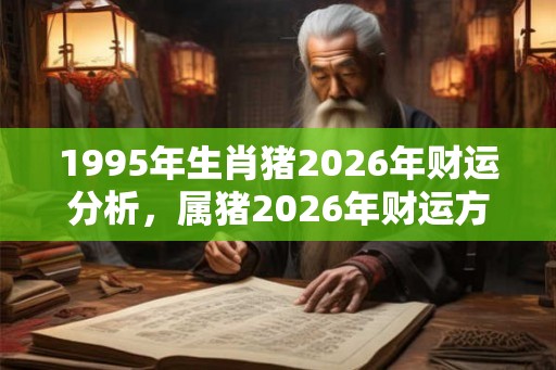 1995年生肖猪2026年财运分析,属猪2026年财运方位? 1995年生肖猪2026年财运分析,属猪2026年财运方位?