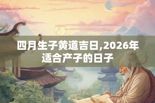 四月生子黄道吉日,2026年适合产子的日子 四月生子黄道吉日,2026年适合产子的日子
