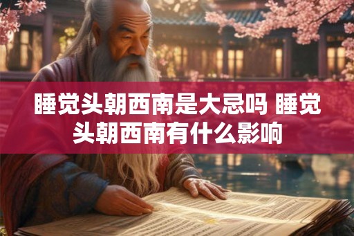 睡觉头朝西南是大忌吗 睡觉头朝西南有什么影响