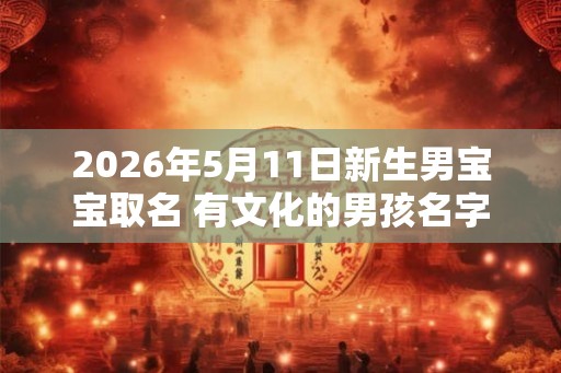 2026年5月11日新生男宝宝取名 有文化的男孩名字