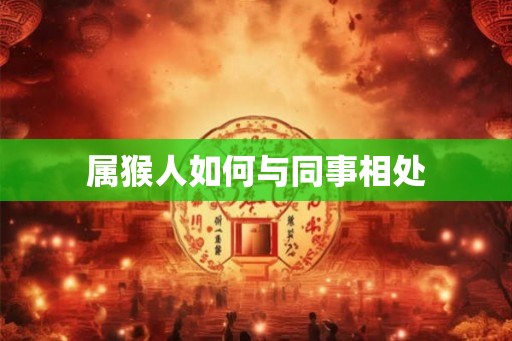 属猴人如何与同事相处