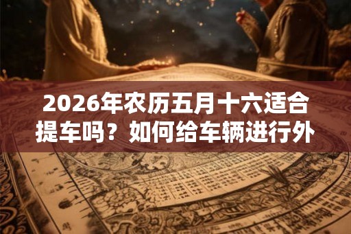 2026年农历五月十六适合提车吗？如何给车辆进行外部检查？