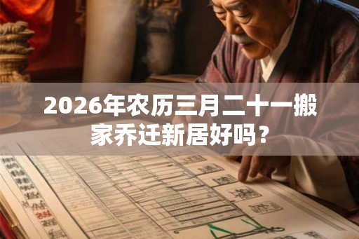 2026年农历三月二十一搬家乔迁新居好吗？