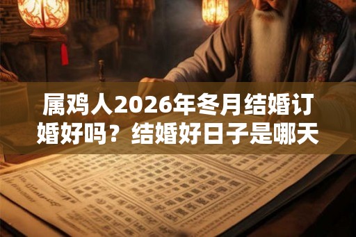 属鸡人2026年冬月结婚订婚好吗？结婚好日子是哪天？