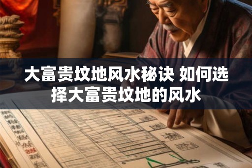 大富贵坟地风水秘诀 如何选择大富贵坟地的风水