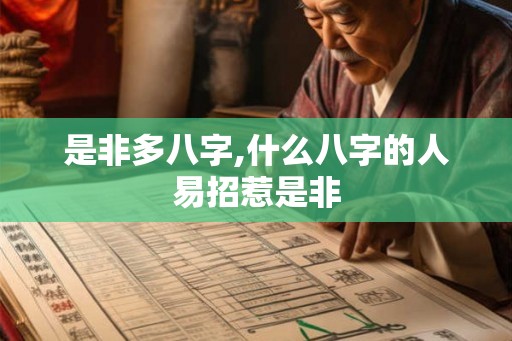是非多八字,什么八字的人易招惹是非 是非多八字,什么八字的人易招惹是非