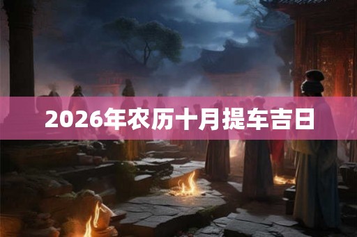 2026年农历十月提车吉日 2026年农历十月提车吉日
