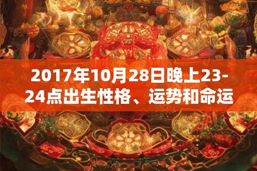 2017年10月28日晚上23-24点出生性格、运势和命运 2017年10月28日晚上23-24点出生性格、运势和命运