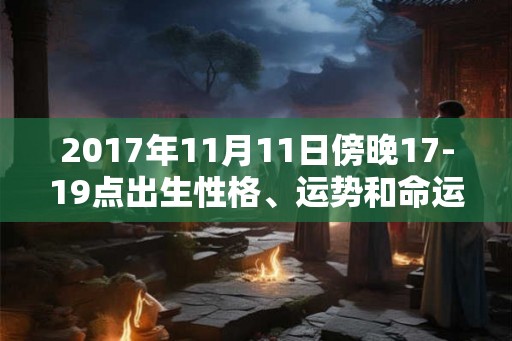 2017年11月11日傍晚17-19点出生性格、运势和命运