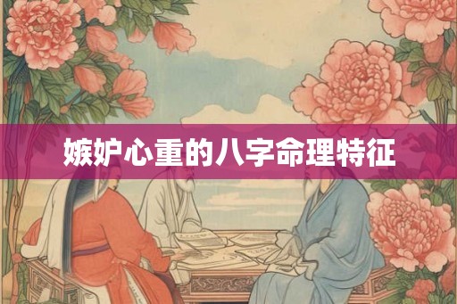 嫉妒心重的八字命理特征
