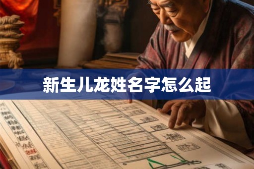 新生儿龙姓名字怎么起