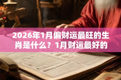 2026年1月偏财运最旺的生肖是什么？1月财运最好的生肖