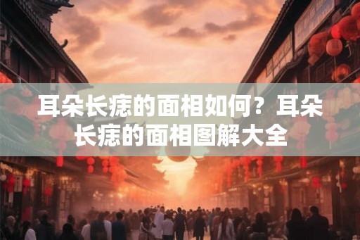 耳朵长痣的面相如何?耳朵长痣的面相图解大全 耳朵长痣的面相如何?耳朵长痣的面相图解大全