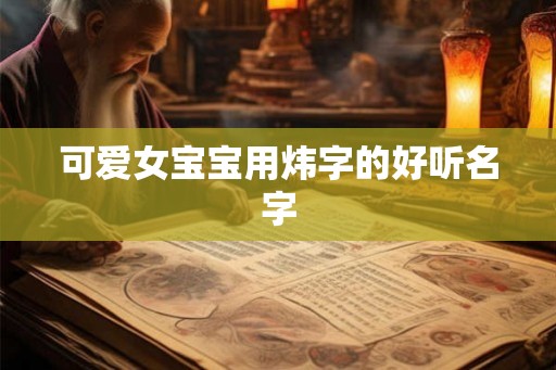 可爱女宝宝用炜字的好听名字