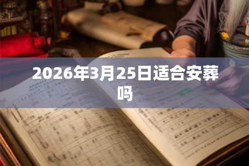 2026年3月25日适合安葬吗