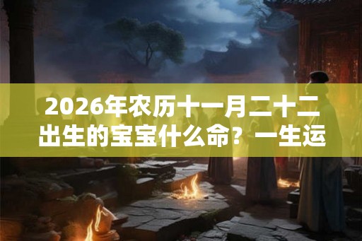 2026年农历十一月二十二出生的宝宝什么命?一生运势? 2026年农历十一月二十二出生的宝宝什么命?一生运势?