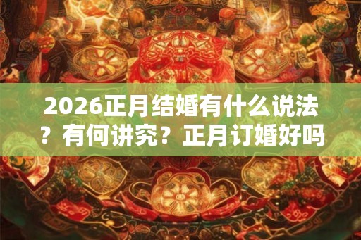 2026正月结婚有什么说法?有何讲究?正月订婚好吗? 2026正月结婚有什么说法?有何讲究?正月订婚好吗?