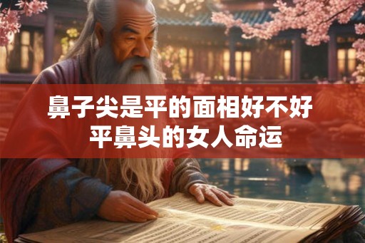 鼻子尖是平的面相好不好  平鼻头的女人命运