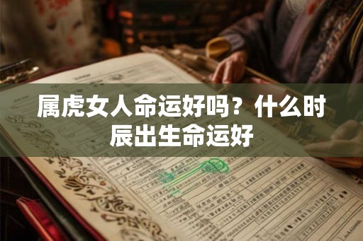 属虎女人命运好吗？什么时辰出生命运好