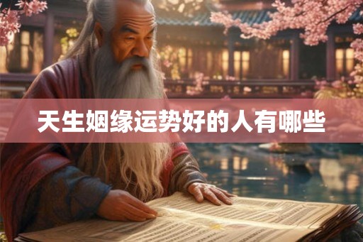 天生姻缘运势好的人有哪些 天生姻缘运势好的人有哪些