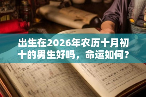 出生在2026年农历十月初十的男生好吗,命运如何? 出生在2026年农历十月初十的男生好吗,命运如何?