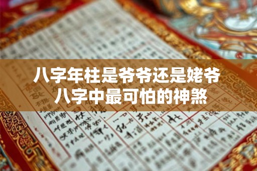 八字年柱是爷爷还是姥爷  八字中最可怕的神煞