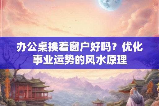 办公桌挨着窗户好吗？优化事业运势的风水原理