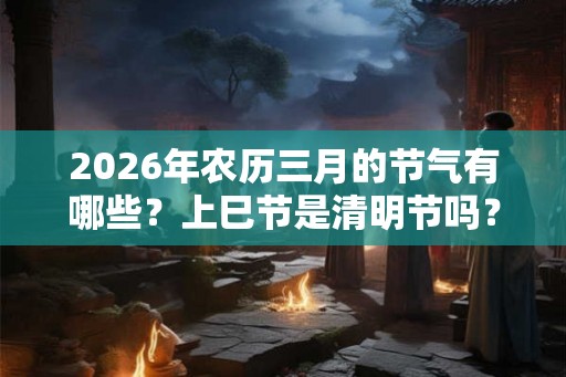 2026年农历三月的节气有哪些？上巳节是清明节吗？