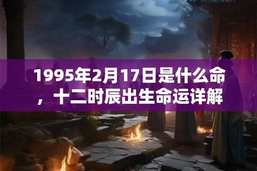 1995年2月17日是什么命，十二时辰出生命运详解