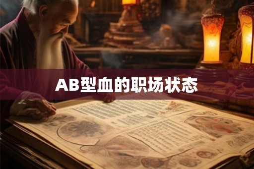 AB型血的职场状态