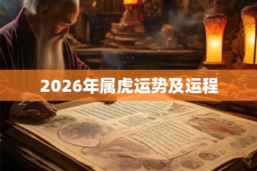 2026年属虎运势及运程 2026年属虎运势及运程