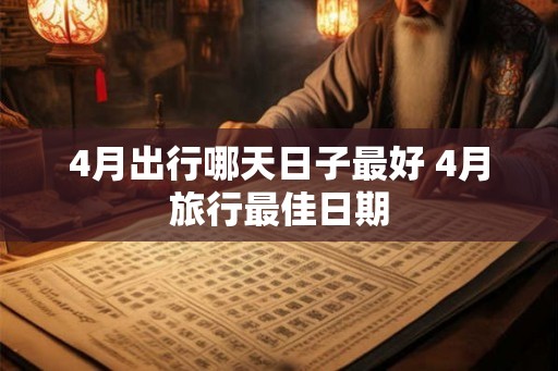 4月出行哪天日子最好 4月旅行最佳日期 4月出行哪天日子最好 4月旅行最佳日期