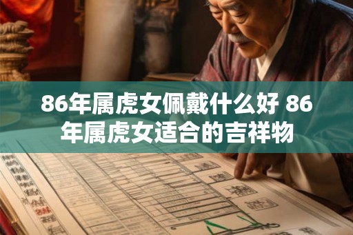 86年属虎女佩戴什么好 86年属虎女适合的吉祥物