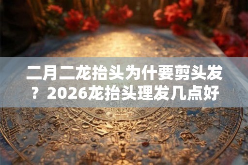 二月二龙抬头为什要剪头发？2026龙抬头理发几点好？