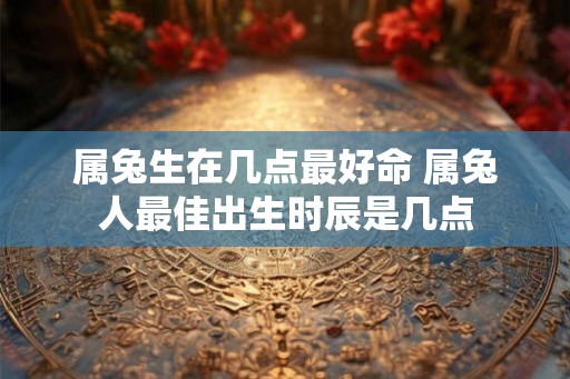属兔生在几点最好命 属兔人最佳出生时辰是几点