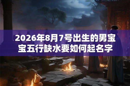 2026年8月7号出生的男宝宝五行缺水要如何起名字