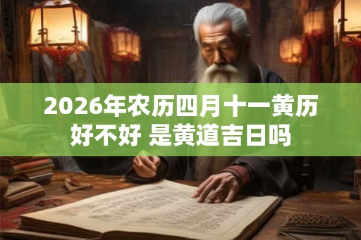 2026年农历四月十一黄历好不好 是黄道吉日吗