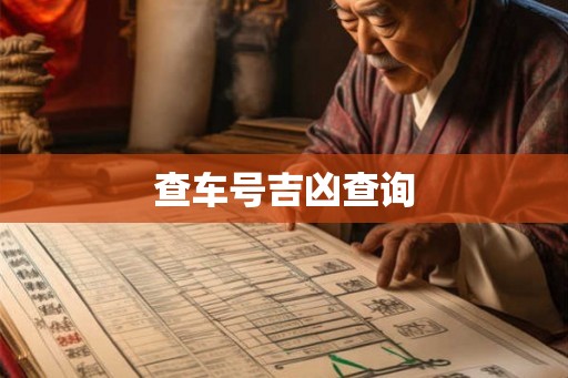 查车号吉凶查询 查车号吉凶查询