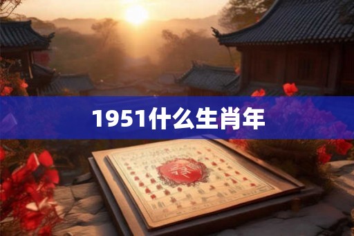 1951什么生肖年