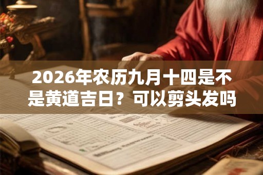 2026年农历九月十四是不是黄道吉日？可以剪头发吗？