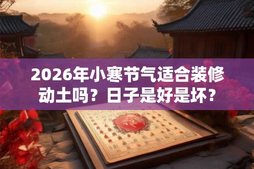 2026年小寒节气适合装修动土吗?日子是好是坏? 2026年小寒节气适合装修动土吗?日子是好是坏?