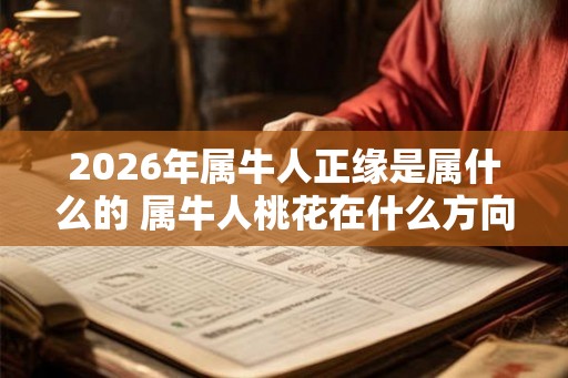 2026年属牛人正缘是属什么的 属牛人桃花在什么方向