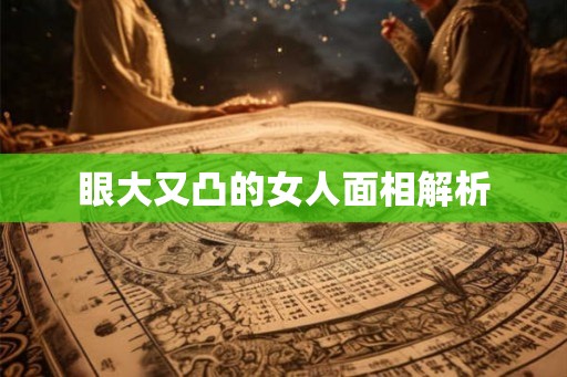 眼大又凸的女人面相解析