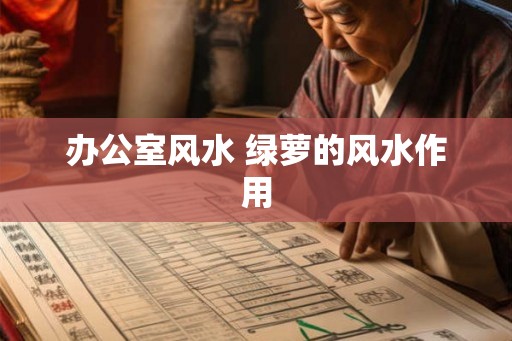 办公室风水 绿萝的风水作用