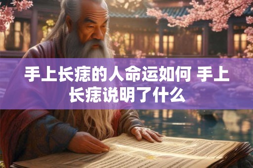 手上长痣的人命运如何 手上长痣说明了什么